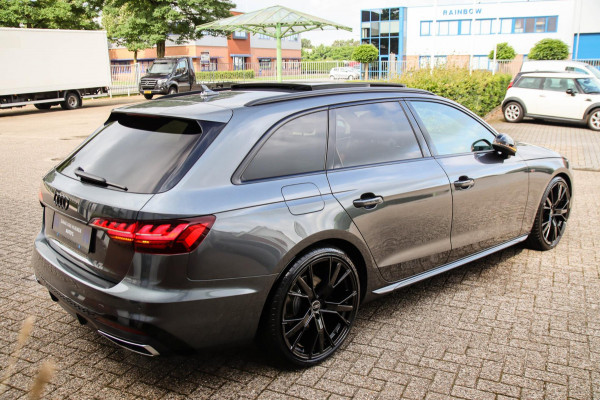 Audi A4 Avant 2.0 TFSI S line Black Edition Facelift S-Tronic 1e Eig|DLR|Panoramadak|Virtual Cockpit|Leder|LED Matrix|Camera|Black