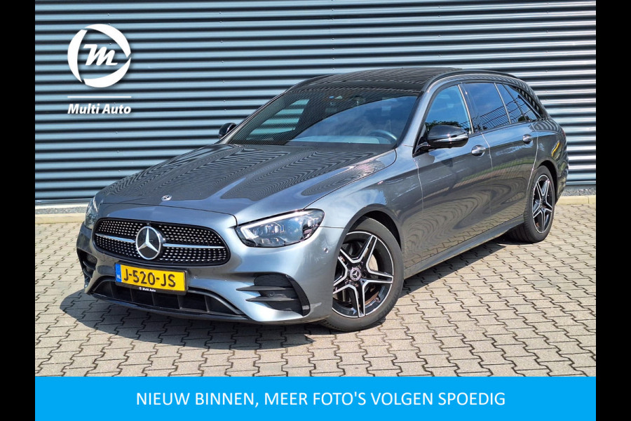 Mercedes-Benz E-Klasse Estate 200 AMG Night pakket | Panodak | 360 Camera | Carplay | Lederen Bekleding | Sfeerverlichting | Stoelverwarming | Lane Assist | | Widescreen | Dodehoek Detectie | Sportstoelen |