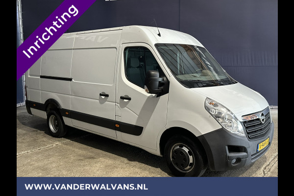 Opel Movano 2.3 CDTI 145pk Dubbel lucht 3500kg trekhaak L3H2 inrichting Euro6 Airco | Omvormer navigatie, camera, cruisecontrol, parkeersensoren