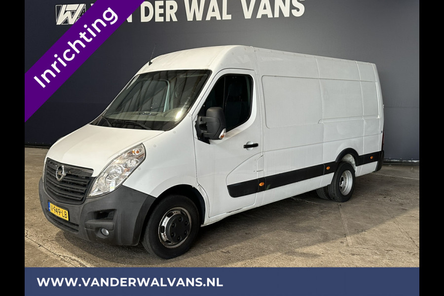 Opel Movano 2.3 CDTI 145pk Dubbel lucht 3500kg trekhaak L3H2 inrichting Euro6 Airco | Omvormer navigatie, camera, cruisecontrol, parkeersensoren