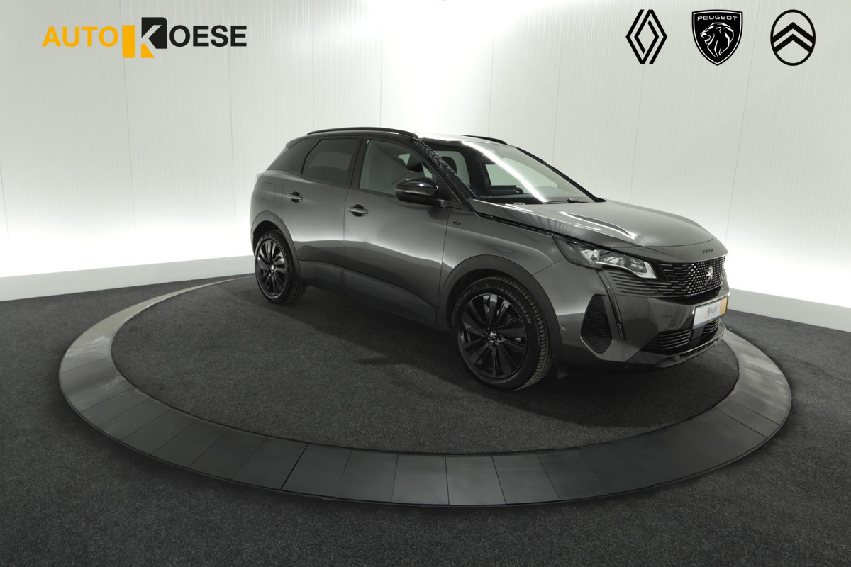 Peugeot 3008 PureTech 130 EAT8 GT Black Pack | Trekhaak | Camera | Adaptieve Cruise Control | Elektrische Kofferklep | Stoelverwarming | Apple Carplay