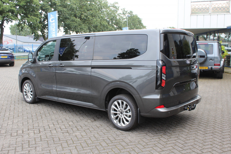 Ford Transit Custom Tourneo Titanium 320L L2 170 pk Leder, 2 Schuifdeuren, Adaptive cruise control, LED