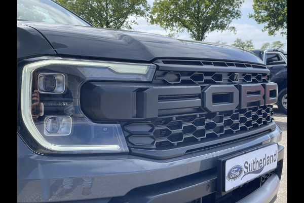 Ford Ranger 3.0 EcoBoost Raptor 288pk V6 Automaat Verwacht | Rijklaar! | Conquer Grey Metallic | Raptor Pack   Nieuw Model | SYNC4 | 2.500kg Trekgewicht | Matrix LED Koplampen | Prijs incl. ombouwkosten Grijs Kenteken