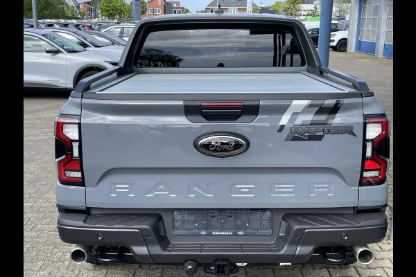 Ford Ranger 3.0 EcoBoost Raptor 288pk V6 Automaat Verwacht | Rijklaar! | Conquer Grey Metallic | Raptor Pack   Nieuw Model | SYNC4 | 2.500kg Trekgewicht | Matrix LED Koplampen | Prijs incl. ombouwkosten Grijs Kenteken