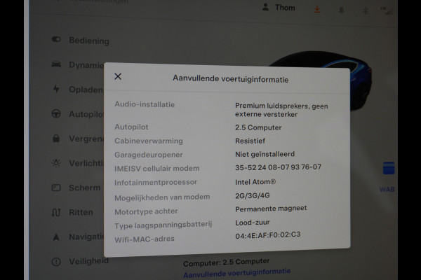 Tesla Model 3 SR+ 325PK AutoPilot Leer PanoDak Adaptive cruise 18" Camera's Elektr.-Stuur+Stoelen+Spiegels+Geheugen+Easy-Entry+Verwarmde stoel Ecc Navigatiesysteem full map LED-a+v Koplampspoeiers Comfortstoel(en) ACC Dual-ECC DAB Voorverwarmen interieur via App Keyless via Telefoonsleutel One-Pedal-Drive Origin. NLse auto ! 1e eigenaar