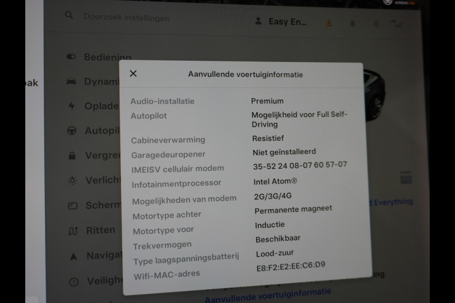 Tesla Model 3 Performance 513pk FSD-vb. AutoPilot Premium-HiFi Pano.dak Camera Leer Adaptive-Cruise+Stop&Go  PDC-A+Voor Wifi Ecc Pdc Cruise Du 4wd Rode Remklauwen Zwarte Lijsten Premium Audio Veel grip door 4WD vierwielaandrijving.  Origineel Nederlandse auto ! Orig.NL auto  1e eigenaar