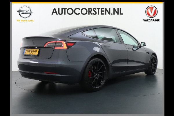 Tesla Model 3 Performance 513pk FSD-vb. AutoPilot Premium-HiFi Pano.dak Camera Leer Adaptive-Cruise+Stop&Go  PDC-A+Voor Wifi Ecc Pdc Cruise Du 4wd Rode Remklauwen Zwarte Lijsten Premium Audio Veel grip door 4WD vierwielaandrijving.  Origineel Nederlandse auto ! Orig.NL auto  1e eigenaar