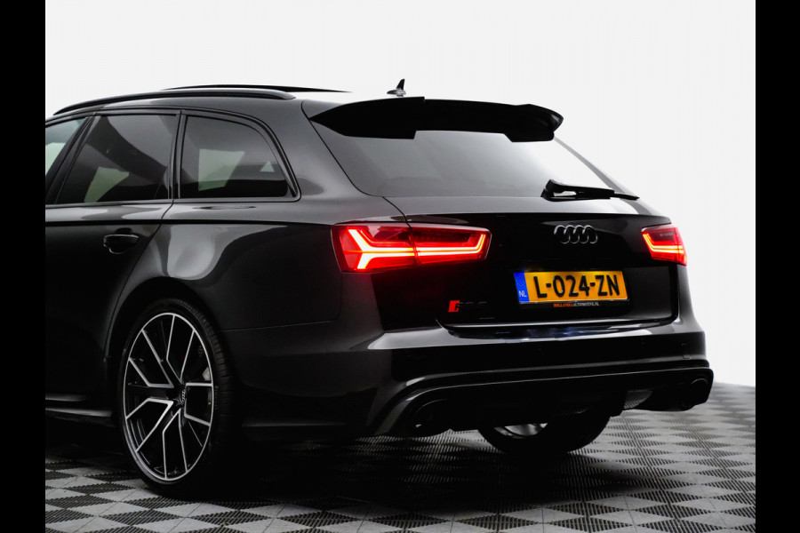 Audi RS6 Avant 4.0 TFSI quattro 640pk Performance Carbon Black Edition (milltek,panodak,headup,bose)