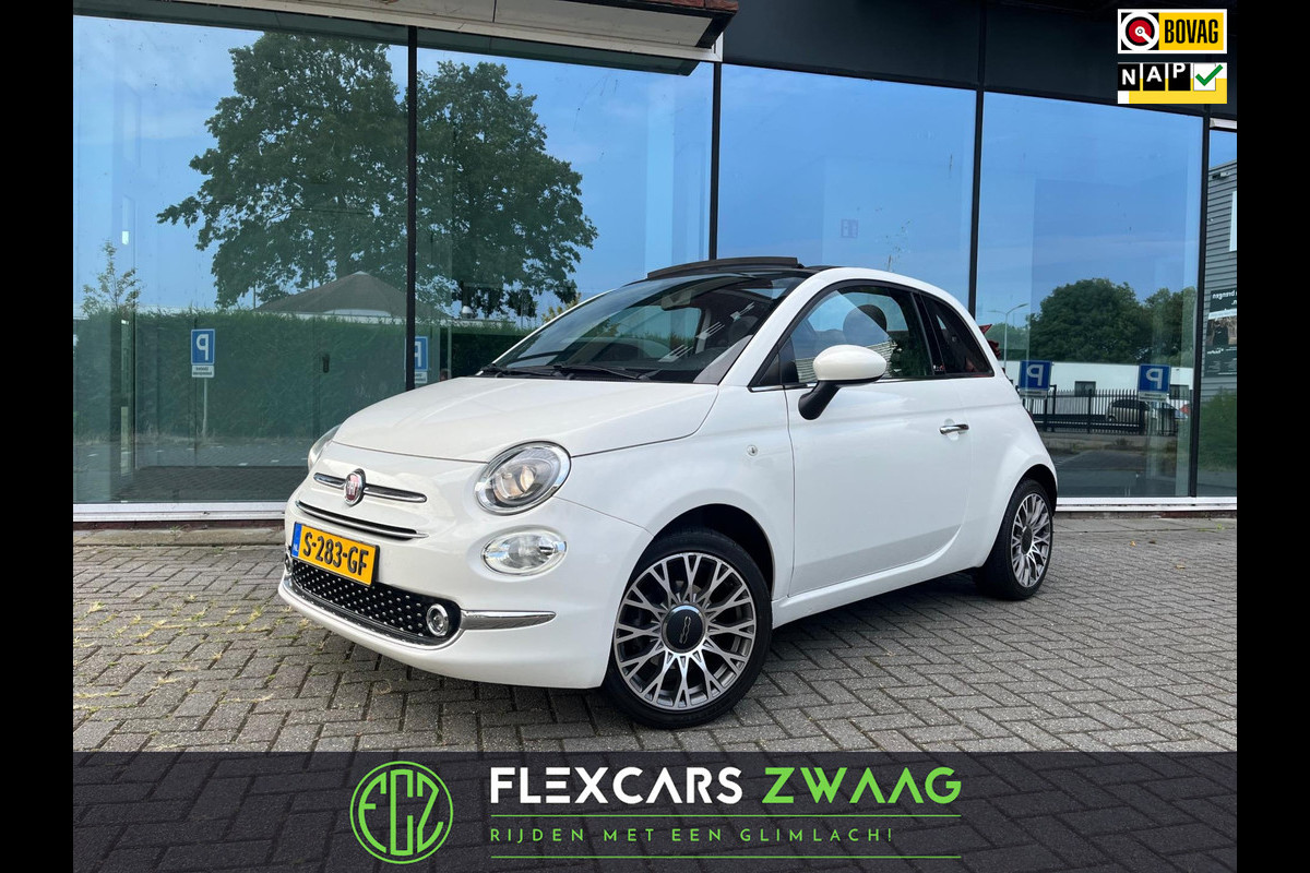 Fiat 500C 1.0 Hybrid Launch Edition - Navi - Parkeerhulp - Climate - Half Leder