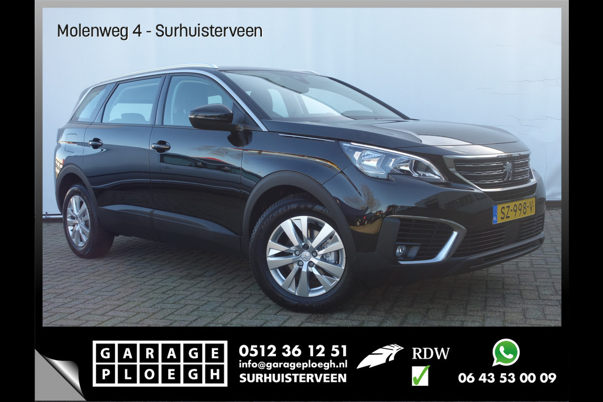 Peugeot 5008 7-Pers 1.2 131pk Automaat Navigatie Trekhaak 7-persoons PureTech Blue Lease Executive