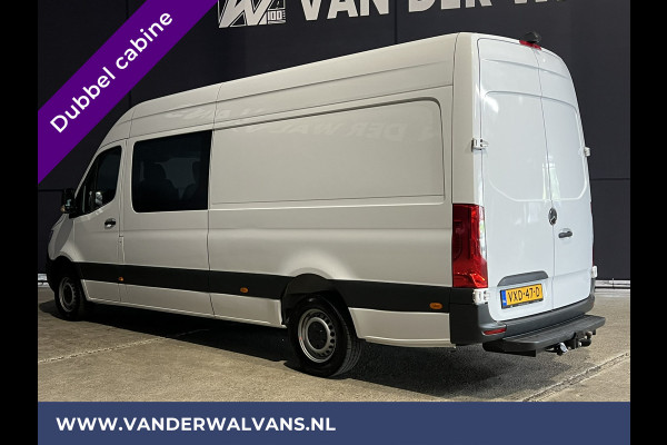 Mercedes-Benz Sprinter 317CDI 170pk L3H2 Dubbele cabine Euro6 Airco | 6-zits | MBUX | Camera | Trekhaak Cruisecontrol , Chauffeursstoel, Stoelverwarming