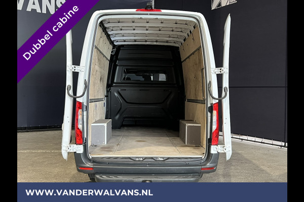 Mercedes-Benz Sprinter 317CDI 170pk L3H2 Dubbele cabine Euro6 Airco | 6-zits | MBUX | Camera | Trekhaak Cruisecontrol , Chauffeursstoel, Stoelverwarming