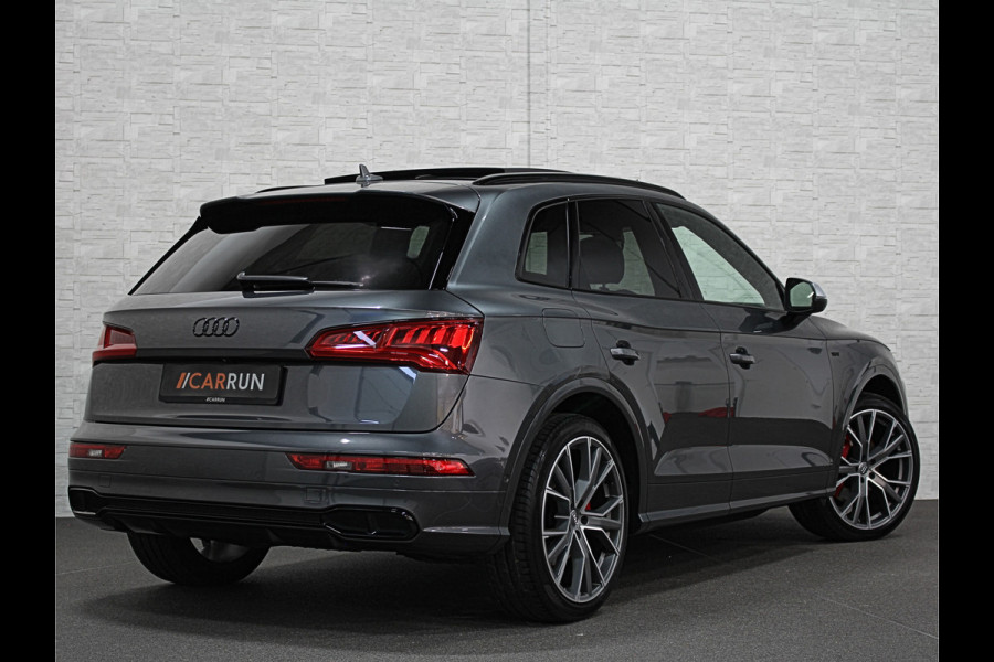 Audi Q5 SQ5 | 360 View | Panorama | ACC | RS-Leder | B&O Sound | Head-Up | Memory | Matrix-LED | Keyless-Entry | 21'' | Tour-Pakket | Standkachel | Stoelverwarming V+A | Sfeerverlichting | Autom. Parkeren | Virtual-Cockpit |