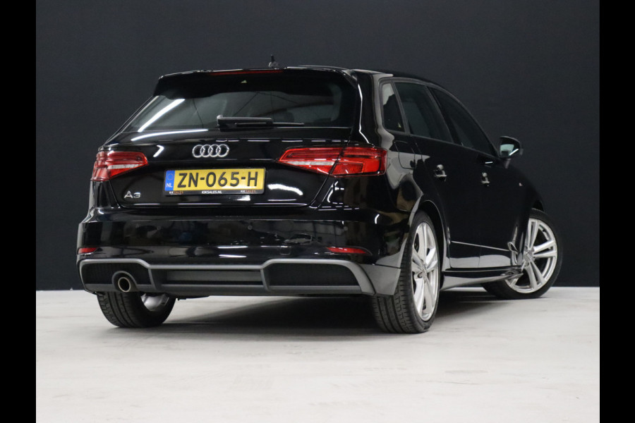 Audi A3 Sportback 30 TFSI Sport S Line [VIRTUAL COCKPIT, VLAK STUUR, ZWARTE HEMEL, 3x S LINE, CRUISE CONTROL, STOELVERWARMING, BLUETOOTH, NIEUWSTAAT]