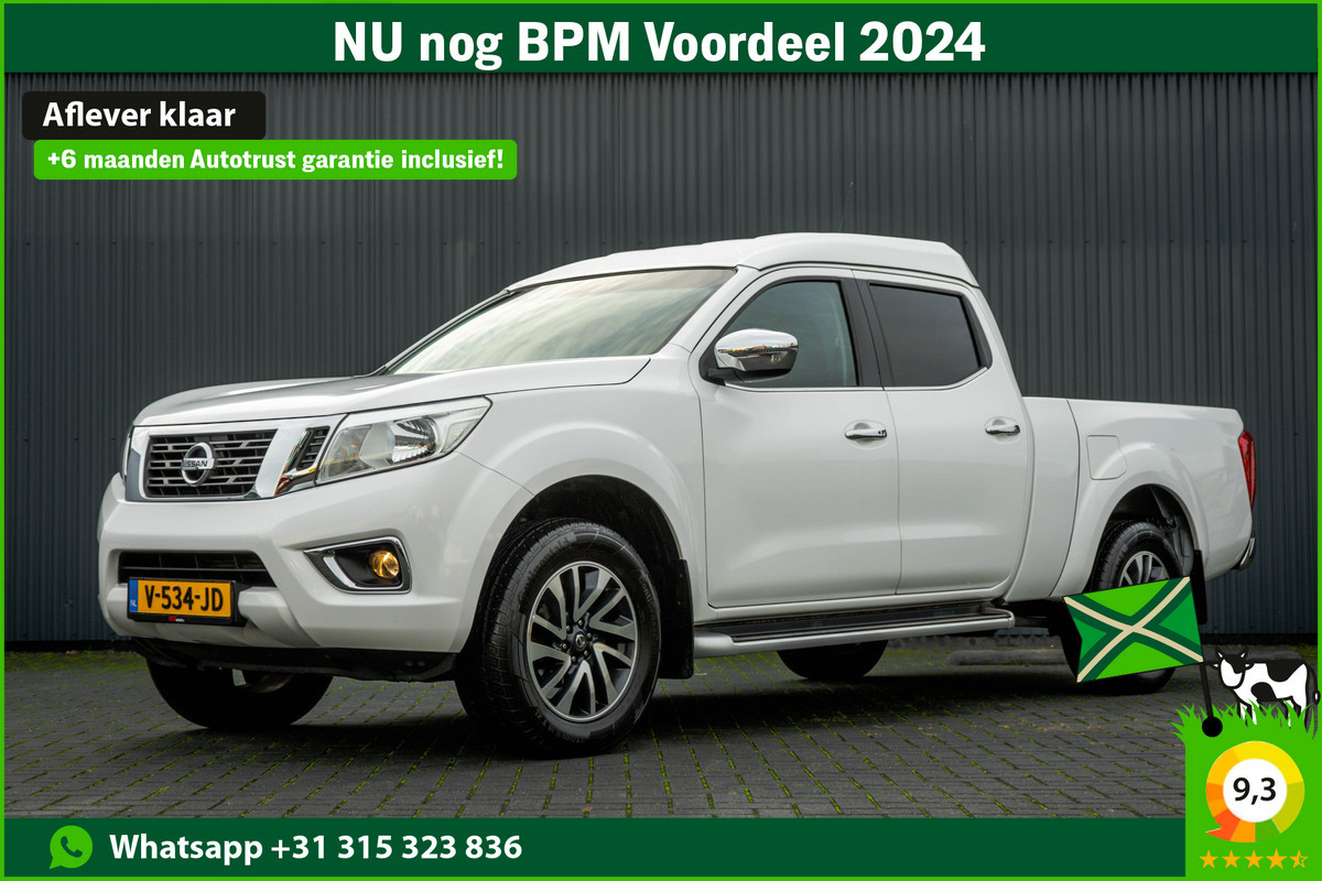 Nissan Navara 2.3 dCi Optima | Incl. 6mnd garantie | X-Lang | 7-Traps Automaat | DC | 5-Persoons | 191 PK | 4X4 | Climatronic | Cruise | MF St