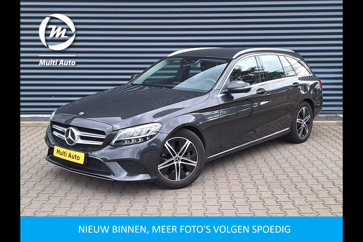 Mercedes-Benz C-Klasse Estate 180 Premium | Carplay | Sfeerverlichting | Navi | DAB | Sportstoelen Verwarmd | Camera | Spraakbediening |