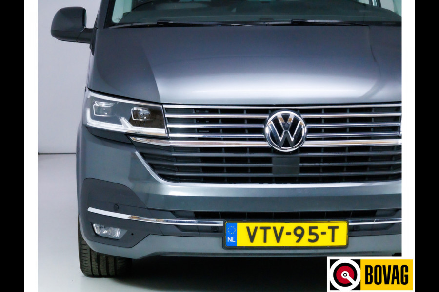 Volkswagen Transporter 2.0 TDI L2H1 32 DC Caravelle Highline 204 pk Electrische schuifdeur l+r, Leer, Afn.trekhaak, Verlaagd, Navigatie, Camera, 18 inch