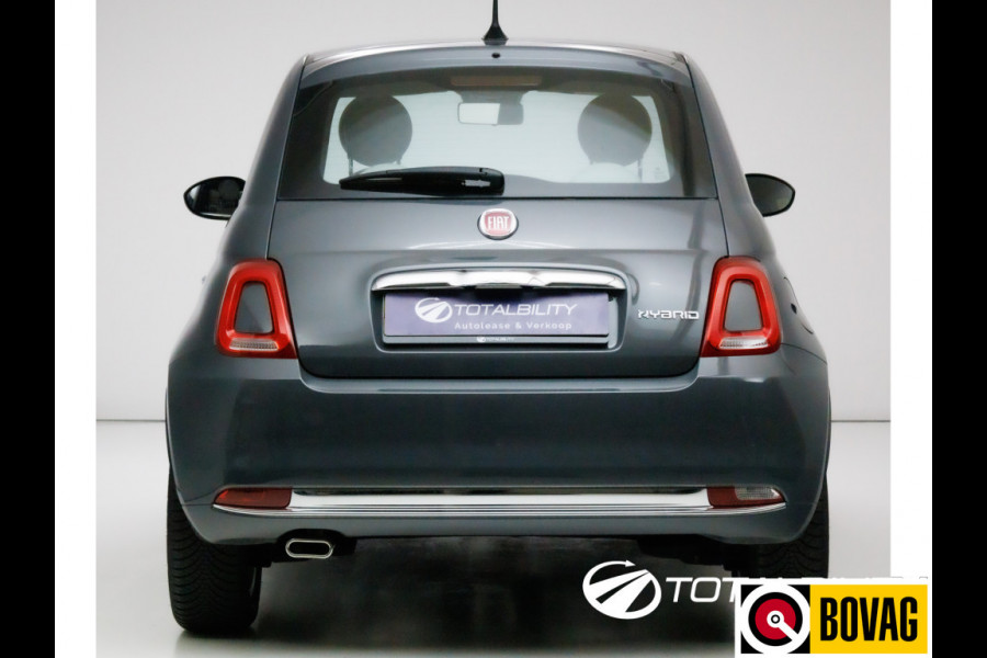 Fiat 500 1.0 Hybrid Dolcevita, Navigatie Panoramadak, App Connect, Airco, DAB, All season banden