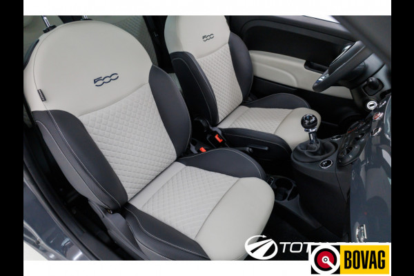 Fiat 500 1.0 Hybrid Dolcevita, Navigatie Panoramadak, App Connect, Airco, DAB, All season banden