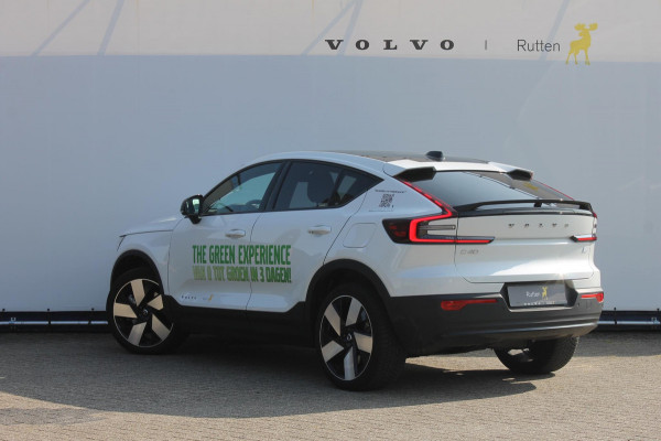 Volvo C40 Single Motor Extended Range Ultimate 82 kWh Panorama dak / Google infotainment / Getinte ramen vanaf de B-stijl / 20" lichtmetalen velgen / Adaptieve cruise control