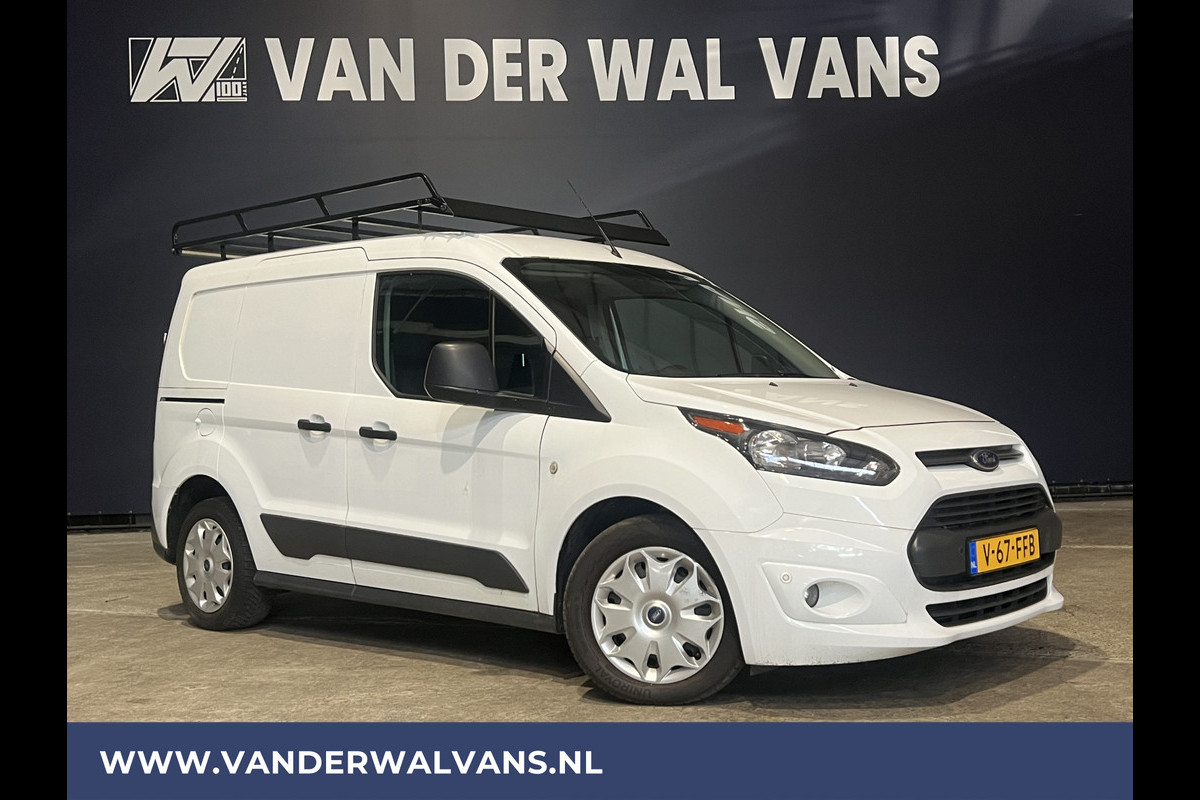 Ford Transit Connect 1.5 TDCI 101pk L1H1 Euro6 Airco | Parkeersensoren | Imperiaal | 3-Zits Zijdeur, bijrijdersbank