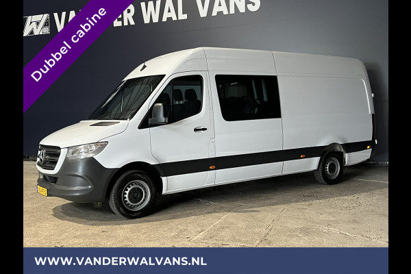 Mercedes-Benz Sprinter 317CDI 170pk L3H2 Dubbele cabine Euro6 Airco | 6-zits | MBUX | Camera | Trekhaak Cruisecontrol , Chauffeursstoel, Stoelverwarming