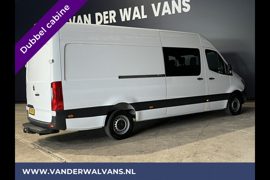 Mercedes-Benz Sprinter 317CDI 170pk L3H2 Dubbele cabine Euro6 Airco | 6-zits | MBUX | Camera | Trekhaak Cruisecontrol , Chauffeursstoel, Stoelverwarming