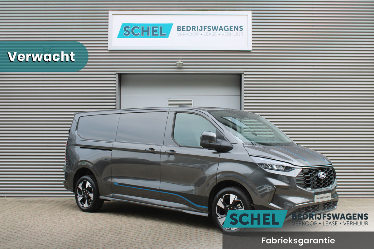 Ford Transit Custom 300 2.0 TDCI L2H1 Sport 170pk - 19" LM velgen - ACC - Blind spot - Navi - Camera - Verwarmd stuur - 70l tank - Rijklaar