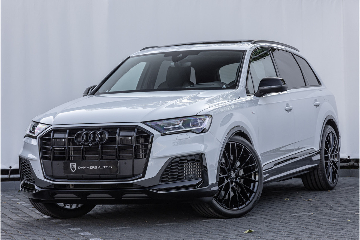 Audi Q7 55 TFSI-e 381pk Quattro S-line Pano B&O Advanced Trekhaak HuD S-stoelen