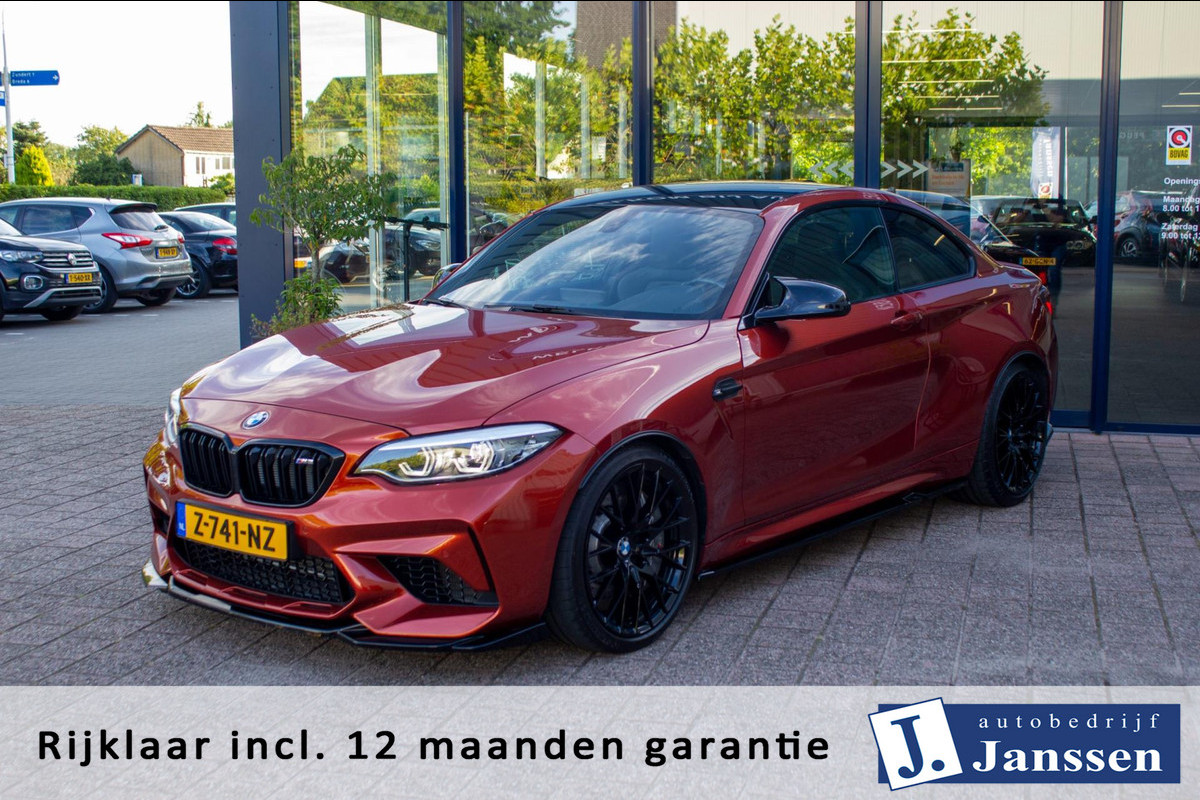 BMW M2 DCT Competition | Prijs rijklaar incl. 12 mnd garantie | Navi Adaptive Led 19"Lmv Cruise Pdc Camera Leder Stoelverw