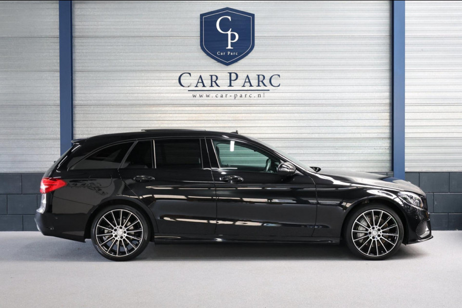 Mercedes-Benz C-Klasse Estate 400 AMG 4MATIC LED/PANO/LEER+S.VERWARMING/360/19"LMV/ACC/ECC/12 MND GARANTIE!