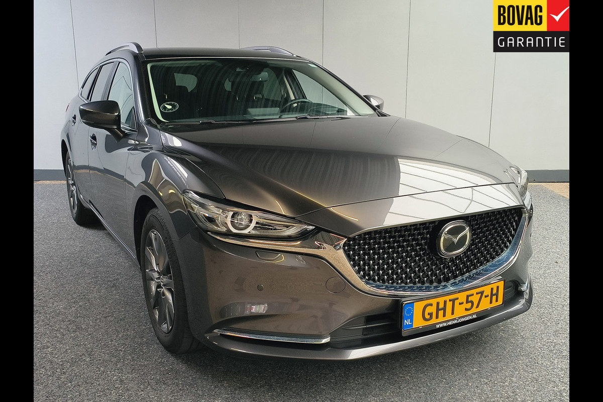 Mazda 6 Sportbreak 2.0 SkyActiv-G 165 Business AUTOMAAT + trekhaak afneembaar Rijklaar + 12 maanden Bovag-garantie Henk Jongen Auto's in Helmond,  al 50 jaar service zoals 't hoort!