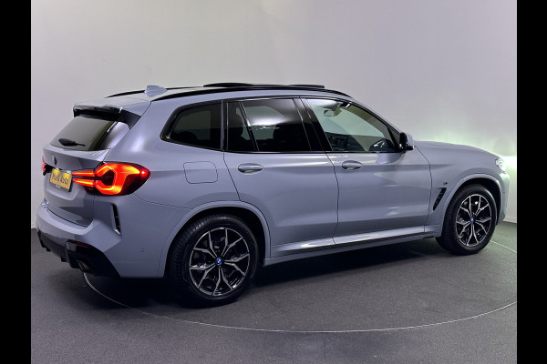 BMW X3 xDrive30e M Sport Brooklyn Grijs Plug in Hybrid PHEV | Panodak | Laser Led | Lederen Sportstoelen Memory | Head Up | Camera | Widescreen Navi | Apple Carplay |