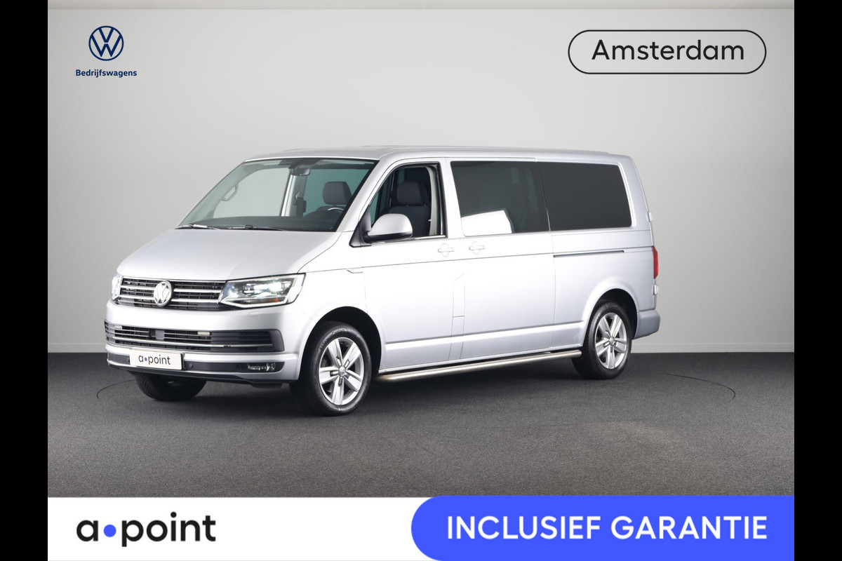 Volkswagen Transporter 2.0 TDI L2H1 DC Highline 150 pk Automaat (DSG) | Navigatie | Trekhaak | Parkeersensoren | Adaptieve cruise control | LED koplampen |