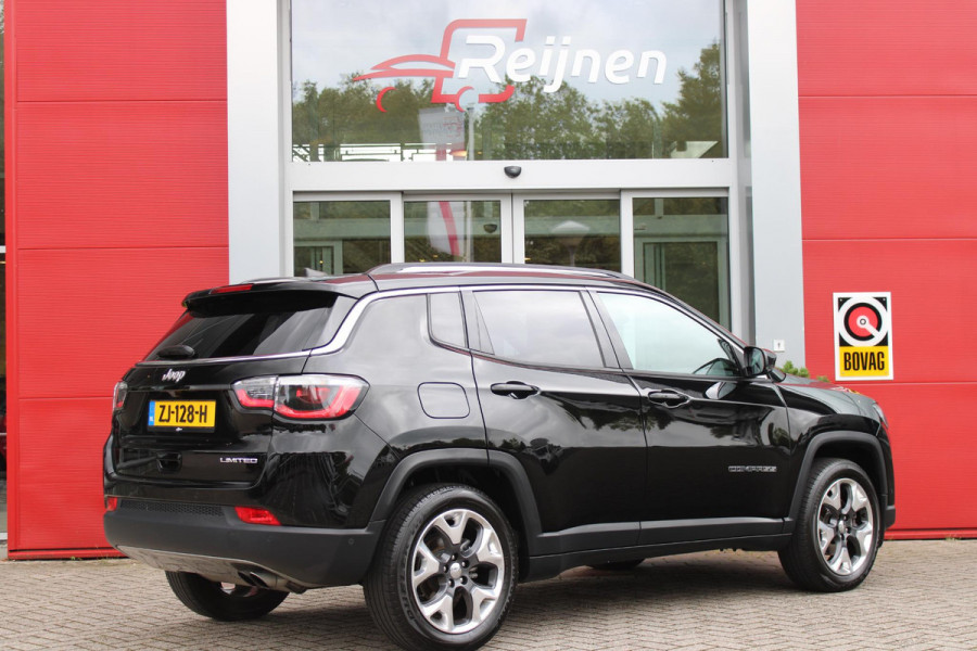 Jeep Compass 1.4 MultiAir 140PK LIMITED | ELEKTRISCH VERSTELBARE STOELEN MET GEHEUGEN FUNCTIE | ACHTERUITRIJ CAMERA | BEATS AUDIO SYSTEM | DODEHOEK BEWAKING | AUTOMATISCH INPARKEREN | DAB+ RADIO | KEYLESS ENTRY/START | LED KOPLAMPEN | APPLE CARPLAY/ANDROID AUTO |