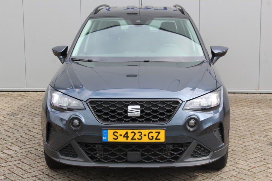 Seat Arona 1.0-110pk TSI Style Business AUTOMAAT ! Gun u het comfort en gemak van een automaat ! Navigatie, Camera, Volautm. airco, LM velgen, Metallic lak, Android auto/Apple carplay, LED verlichting, Stoelverwarming, Parkeersensoren v+a, Parkeerassistent etc.