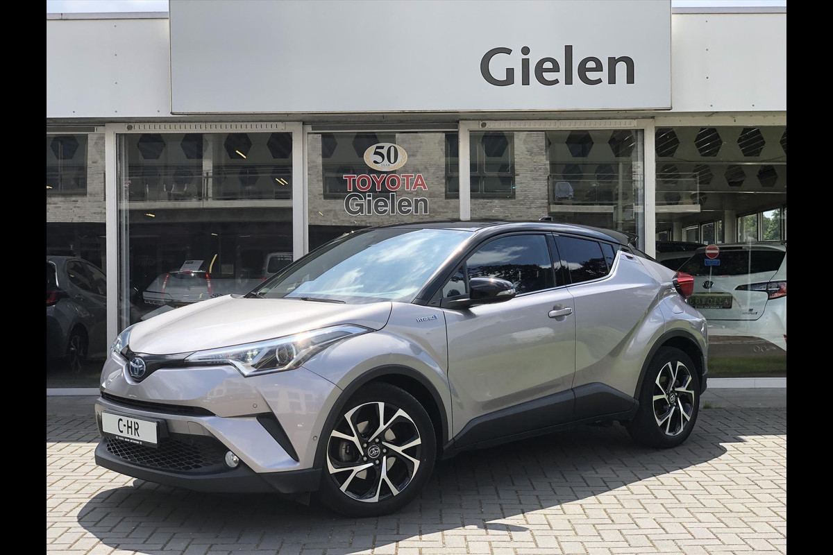 Toyota C-HR 1.8 Hybrid Bi-Tone Plus | Eerste eigenaar, JBL, Dodehoekherkenning, Parkeersensoren, Stoelverwarming, Keyless, 18 inch