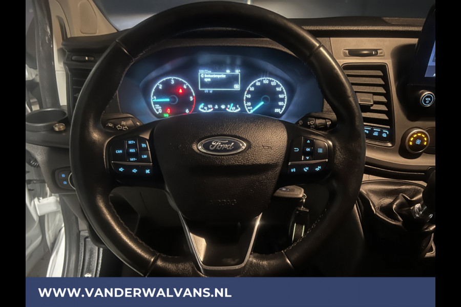 Ford Transit Custom 2.0 TDCI L2H1 Euro6 Airco | Camera | Apple Carplay | LED | Cruisecontrol 2800kg trekvermogen, Android Auto, Parkeersensoren, Verwarmde voorruit, Bijrijdersbank