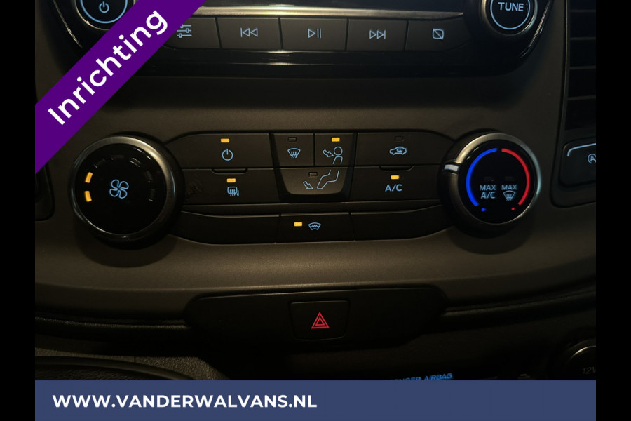 Ford Transit Custom 2.0 TDCI L2H1 inrichting Euro6 Airco | Camera | Navigatie | Apple Carplay | LED Cruisecontrol, Android Auto, verwarmde voorruit, Bijrijdersbank, Achterklep, 2800kg trekvermogen