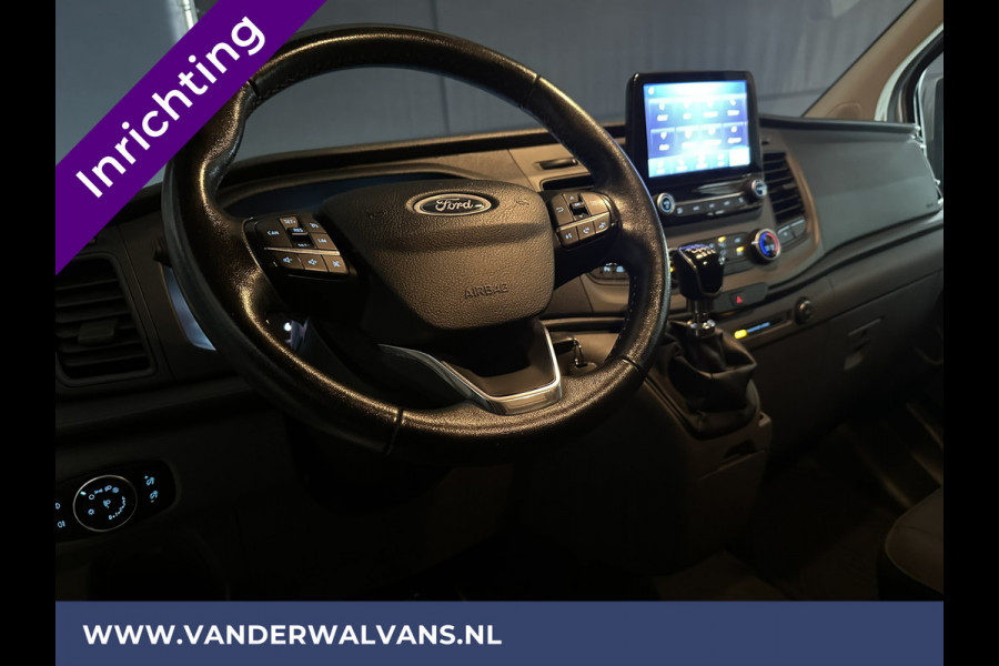 Ford Transit Custom 2.0 TDCI L2H1 inrichting Euro6 Airco | Camera | Navigatie | Apple Carplay | LED Cruisecontrol, Android Auto, verwarmde voorruit, Bijrijdersbank, Achterklep, 2800kg trekvermogen