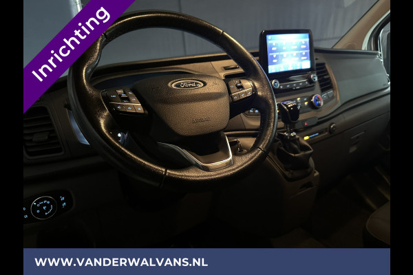 Ford Transit Custom 2.0 TDCI L2H1 inrichting Euro6 Airco | Camera | Navigatie | Apple Carplay | LED Cruisecontrol, Android Auto, verwarmde voorruit, Bijrijdersbank, Achterklep, 2800kg trekvermogen