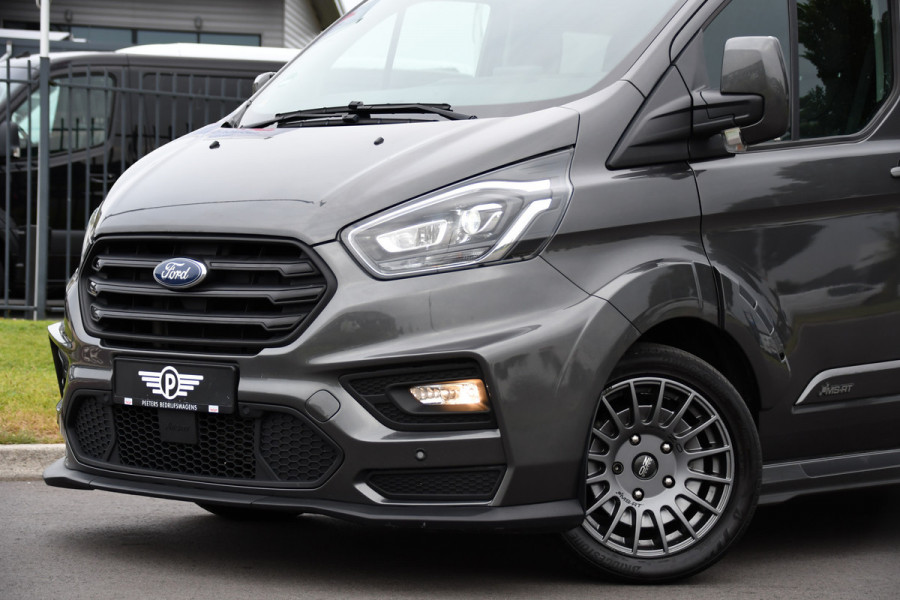 Ford Transit Custom 320 2.0 TDCI DC L2H1 MS-RT Adaptieve Cruise, Camera, 185PK, Carplay, Multimedia, Trekhaak, Automaat, 2 x Schuifdeur, UNIEK!