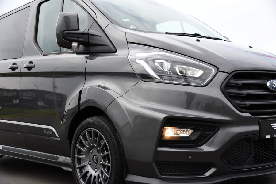 Ford Transit Custom 320 2.0 TDCI DC L2H1 MS-RT Adaptieve Cruise, Camera, 185PK, Carplay, Multimedia, Trekhaak, Automaat, 2 x Schuifdeur, UNIEK!