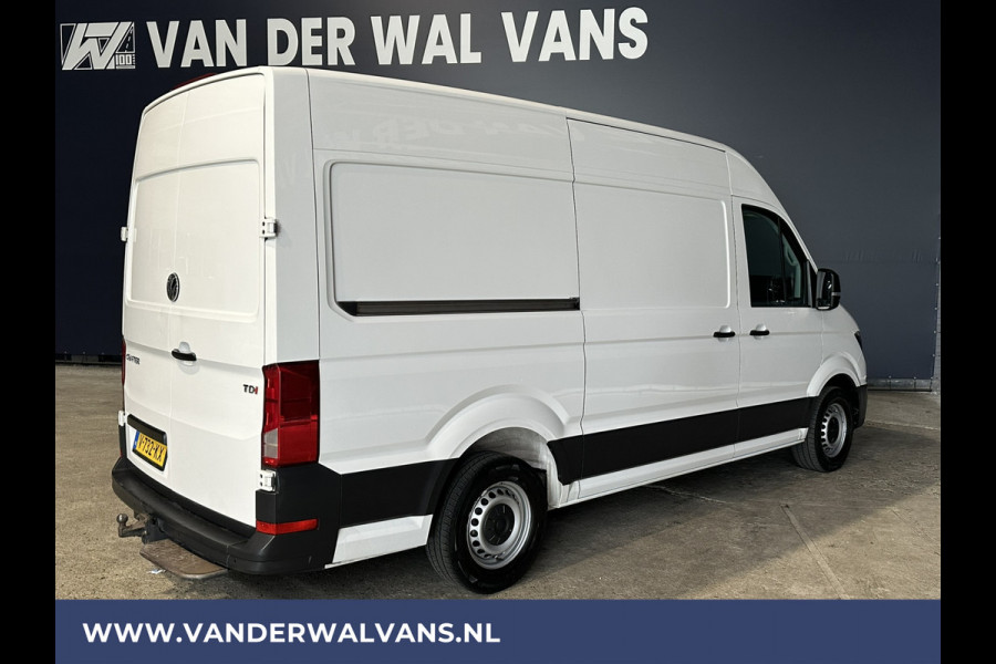 Volkswagen Crafter 2.0 TDI 140pk L3H3 L2H2 Euro6 Airco | Navigatie | 3000kg Trekhaak | Cruisecontrol Apple Carplay, Android Auto, Chauffeursstoel, Parkeersensoren, Bijrijdersbank