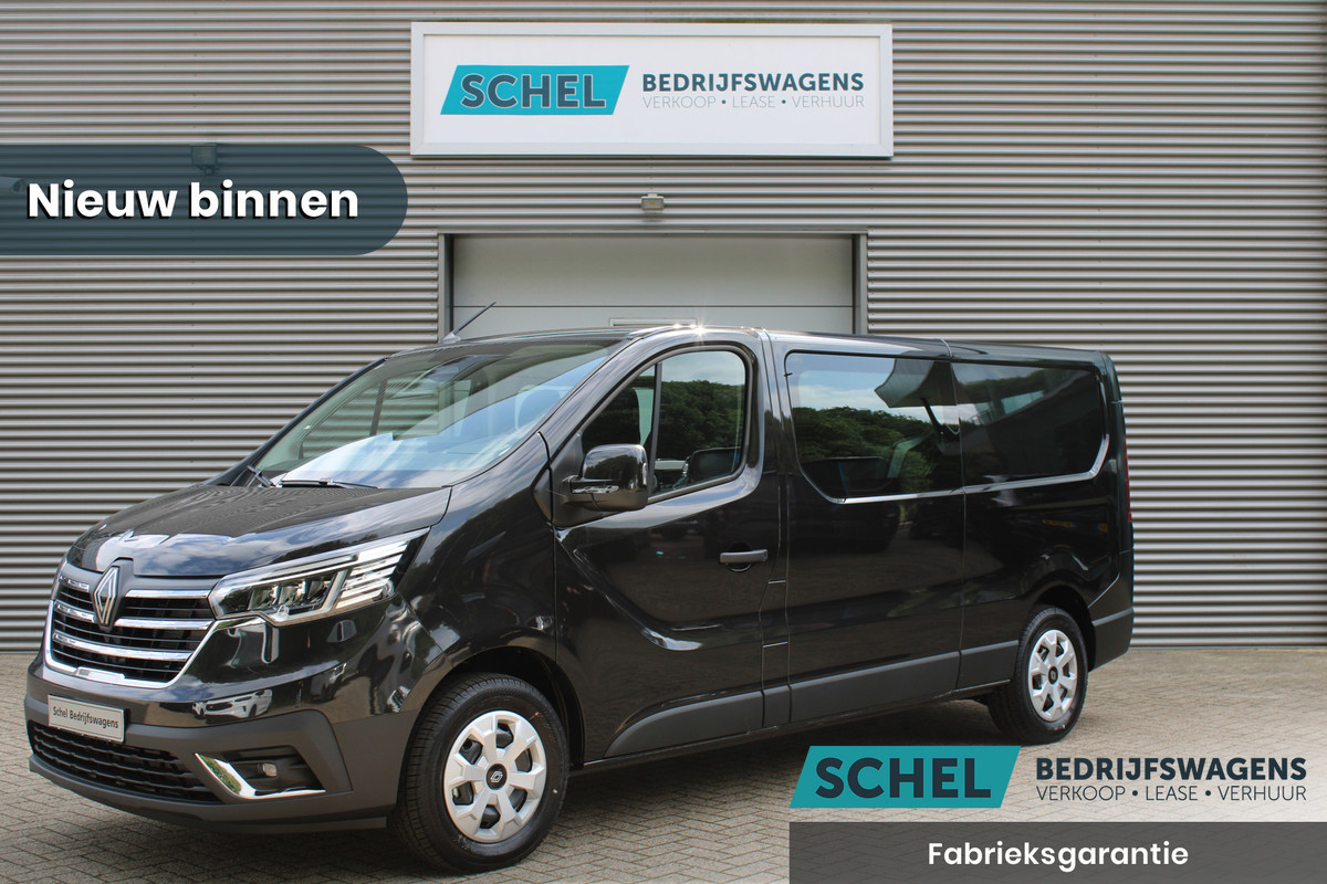 Renault Trafic 2.0 Blue dCi 130pk T29 L2H1 Dubbele Cabine Advance - Carplay - Camera - Trekhaak - Allseason - Cruise - PDC - Rijklaar