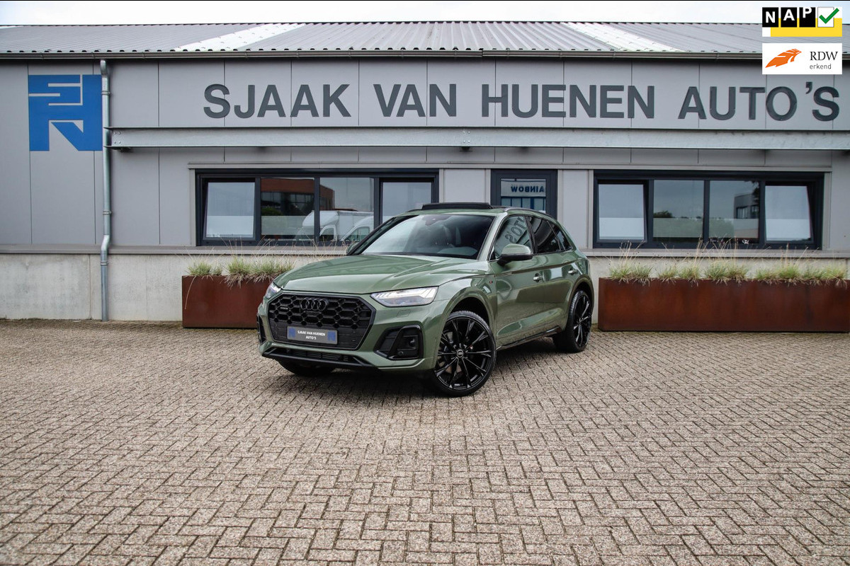 Audi Q5 50 TFSIe Quattro Competition Pro Line S S-Line 299pk Automaat|NIEUW MODEL|Panoramadak|Virtual Cockpit|OLED Matrix|Trekhaak