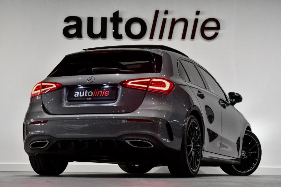 Mercedes-Benz A-Klasse 180 d AMG Night ed. Pano, Leder, Camera, CarPlay!