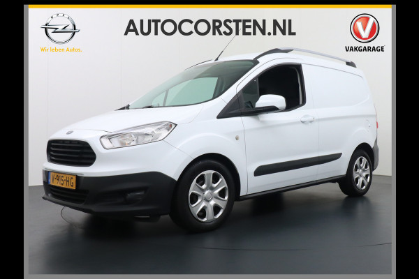 Ford Transit Courier 1.5 TDCI Airco Cruise Control Lat-om-lat Laaddeuren a. Dakrails Schuifdeur-Rechts Elektr.Ramen+Spiegels+Verwarmd Centr.Vergr.+af Orig NL auto EURO6/104gr ! nette Courier!