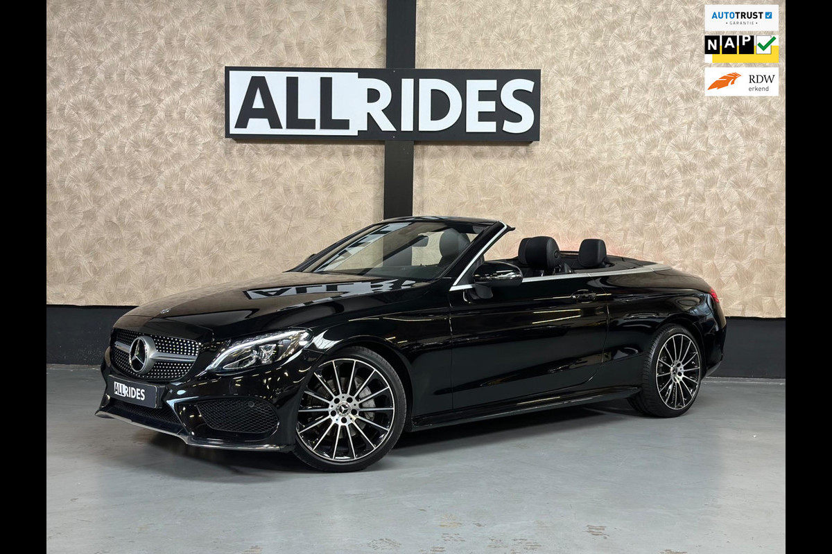 Mercedes-Benz C-Klasse Cabrio 180 AMG Line | stoelverwarming | sfeerverlichting | Navi