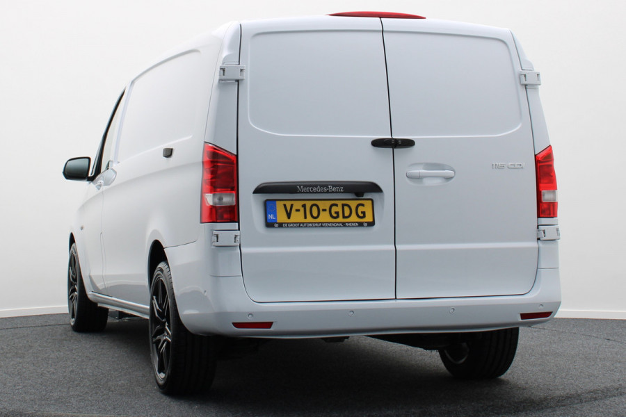 Mercedes-Benz Vito 116 CDI Extra Lang Automaat 3-Zits, Airco, Navigatie, Camera, Apple CarPlay, Cruise, Achterdeuren 270°